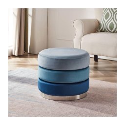 Taburet Eglo 424133 MASHIKE 42,5x50 cm albastru/crom