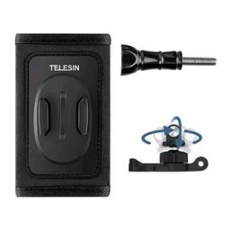 Prindere pentru bretea rucsac cu j-hook fixa si 360 Telesin pentru camere actiune GP-BPM-005