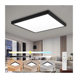Brilagi-LED Lampă de baie reglabilă FRAME SMART LED/50W/230V IP44 negru+telecomandă