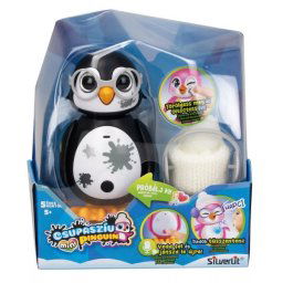 Silverlit: Mini pinguin interactiv - negru