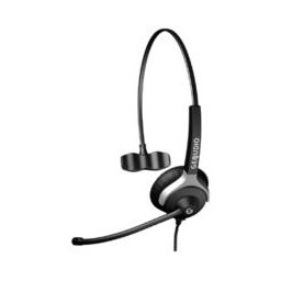 GEQUDIO Headset 1-Ohr mit USB für PC,MAC