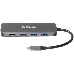 DLK DUB-2333 5-IN-1 USB-C HUB WITH HDMI/POWER DEL