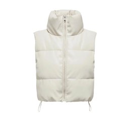 ONLY Geacă Onlelsie Faux Leather Waistcoat 15322028 14-0002 TCX pumice stone