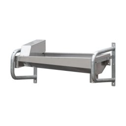 Adăpătoare inox cu suport de perete zincată, 117 × 60 cm, 50 litri