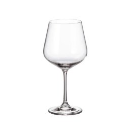 STRIX - Pahare vin rosu sticla cristalina Bohemia 600 ml (set 6 bucati)