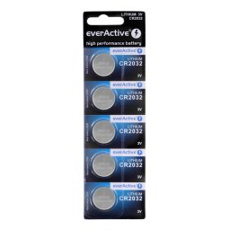Lithium batteries everActive CR2032 - blister 5 pcs