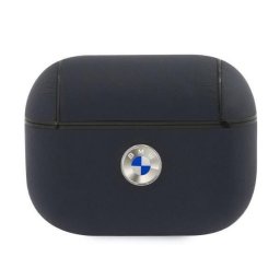 Husă Bmw Geniune Leather Logo pentru AirPods Pro 1/2 – Albastru