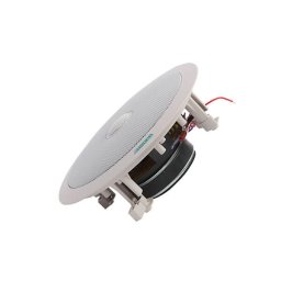 Difuzor coaxial de tavan 20W cu 2 cai DSP703 100V 6.5" 60Hz-18kHz Alb