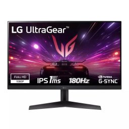 Monitor LED LG Monitor UltraGear 24GS60F-B 24" Full HD (1920 x 1080), HDMI, DisplayPort, 180 Hz, 1 ms Negru