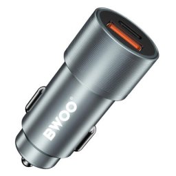 USB-A + USB-C QC 18W + PD 20W 38W Negru