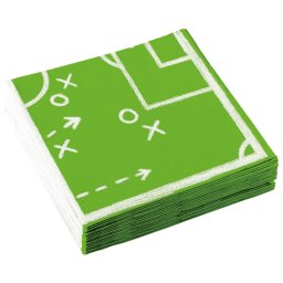 Servetele petrecere fotbal 33x33 cm
