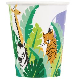 Pahare petrecere safari 250 ml