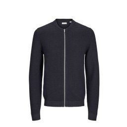 JACK & JONES Jachetă Jjotto Knit Zip 12258961 C-N10 black