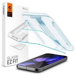 Spigen Glas.tR EZ FIT - Folie protecție ecran din Sticlă securizată - compatibil cu Google Pixel 9 / 9 Pro - Set multiple bucăți - culoare Transparent