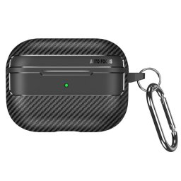 Husa pentru Apple AirPods Pro 1 / 2 - CarbonFiber - Black