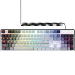 Tastatura Azar 514 RGB LED USB-A Alb
