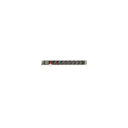 Priza rack PDU 8 porturi cu intrerupator si mufa pentru UPS