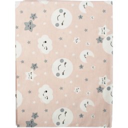 Lenjerie de pat 100%bumbac 180 200 luna si stele