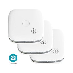 SET 3x detector de fum Nedis WIFIDS21WT3 SmartLife 3V/1xCR123A Wi-Fi