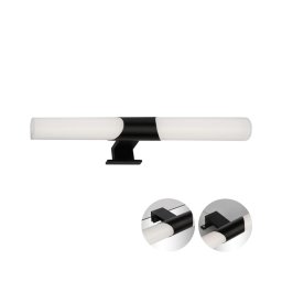 Aplică LED pentru oglindă de baie Briloner 3113-115 LED/12W/230V IP44 negru