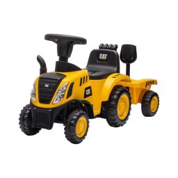 Tractor fără pedale pentru copii CAT galben/negru
