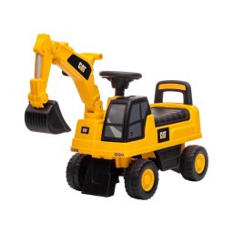 Excavator fără pedale pentru copii CAT galben/negru