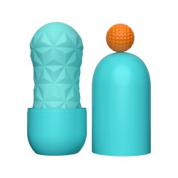 Pretty Love Victoria Caspar Tightening Spiral & Stimulation Ball Masturbator Aqua Green