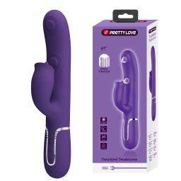 Pretty Love Gigi Twinkled Tenderness 3in1 Licking & Tapping Rabbit Vibrator Purple