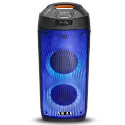 Boxa portabila Akai PARTY BOX 810, Bluetooth, Multi-colour Effect, Display LED, Negru