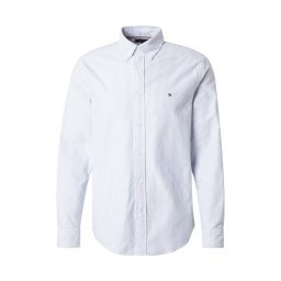 TOMMY HILFIGER Cămașă 'HERITAGE' albastru deschis / alb