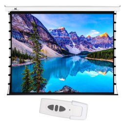 Ecran electric Maclean, tensiune premium, perete sau tavan, 100", 4:3, MC-992