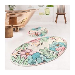 SET 2x covoraș pentru baie SPRING 60/100 cm colorat