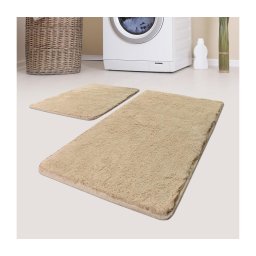 SET 2x covoraș pentru baie 60/100 cm bej