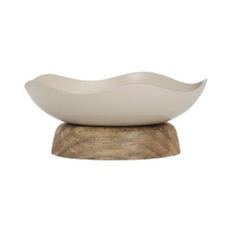 Tavă decorativă Eglo 427512 MONYWA d. 14,5 cm bej