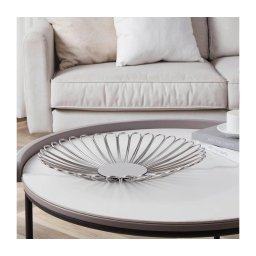 Tavă decorativă Eglo 427018 UEDA d. 40,5 cm crom