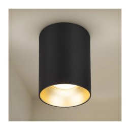 Spot BRILAGI TRINE 1xGU10/30W/230V negru/auriu