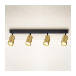 Spot BRILAGI SELE GOLDEN 4xGU10/30W/230V negru/auriu