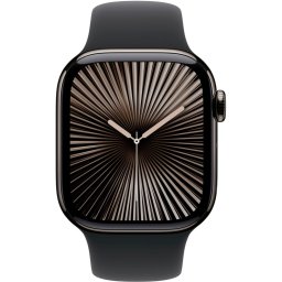 Smartwatch Watch 10 GPS + Cellular, Carcasa Titanium Slate Case 42mm, black sport band S/M