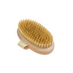 Perie de baie pentru masaj si exfoliere din lemn, Natur, 12x6x3cm ComfortTravel Luggage
