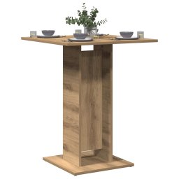 Masa de bistro, Stejar artizanal, 60 x 60 x 75 cm, PAL GartenMobel Dekor