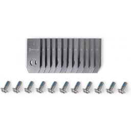 Set de 12 cutite de schimb Ecovacs pentru robotul cositor GOAT G1, cu suruburi incluse