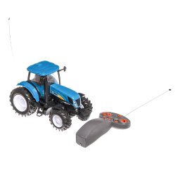 Tractor T7.315 RC 2016, macheta utliaj agricol, scara 1:24, albastru cu negru, New Ray