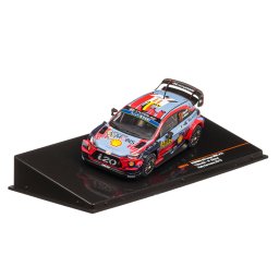 Hyundai i20 WRC #11 Neuville/Gilsoul Raliul Germaniei 2019, macheta 1:43, albastru, IXO