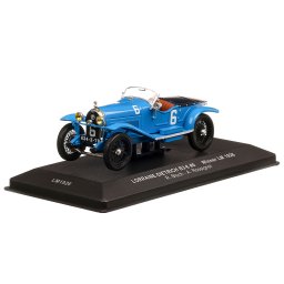 Lorraine-Dietrich B3-6 1926 #6 24h Le Mans, R.Bloch/A.Rossignol, macheta auto, scara 1:43, albastru, IXO