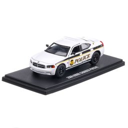 Dodge Charger United States Secret Service Police 2006, macheta auto, scara 1:43, alb, GreenLight
