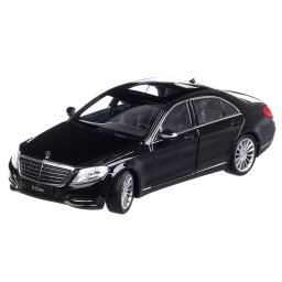 Mercedes-Benz S Class W222 2013, macheta auto, scara 1:24, negru, Welly