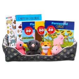 Pachet cadou 4 plusuri + cosulet + carticele