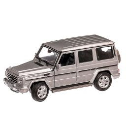 Macheta auto Mercedes-Benz G Class 2009 scara 1:24 argintiu Welly