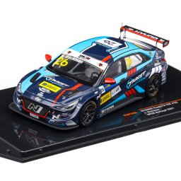 Macheta auto Hyundai Elantra N TCR Nr. 26 2021 scara 1:43 albastru Atlas