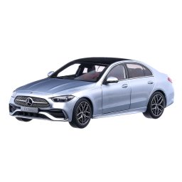 Macheta auto Mercedes-Benz C-Class (W206) 2021, scara 1:18, argintiu, NZG